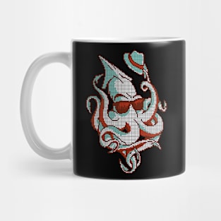 Pixel octopus - low-bit graphics - gift idea Mug